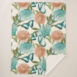 Butterfly Blanket Sherpadecke