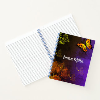 Butterfly Bliss Lined Journal Notizbuch