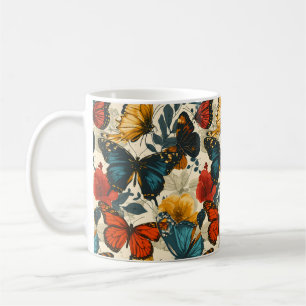 Butterfly Bliss: Vintag Kaffeetasse