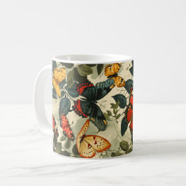Butterfly Bliss: Vintag Kaffeetasse
