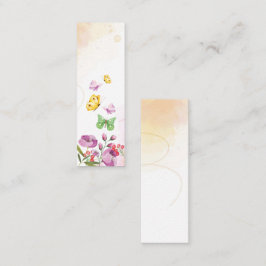 Butterfly Bloom Spring Mini Lesezeichen Calling Ca Telefonnummerkarte