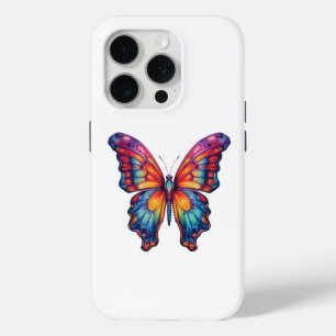 Butterfly Blue Orange Wings Case-Mate iPhone Hülle