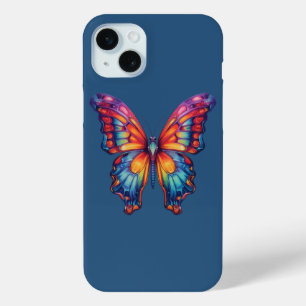 Butterfly Blue Orange Wings Case-Mate iPhone Hülle