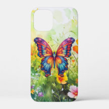 Butterfly Blue Orange Wings