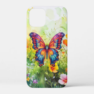 Butterfly Blue Orange Wings Case-Mate iPhone Hülle
