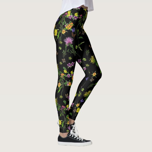 Butterfly-Blume Leggings (Rechts)
