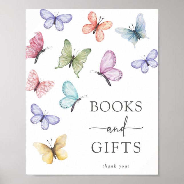 Butterfly Books and Gifts Poster (Vorne)