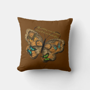 BUTTERFLY-BOTSCHAFT 2 PILLOW KISSEN