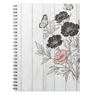 Butterfly Bouquet Notizblock