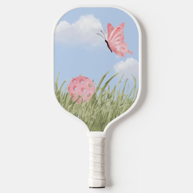 Butterfly Breeze Whimsical Pickleball Paddle (Vorderseite)