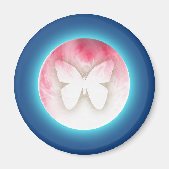 Butterfly Bubbles Magnet (Vorne)