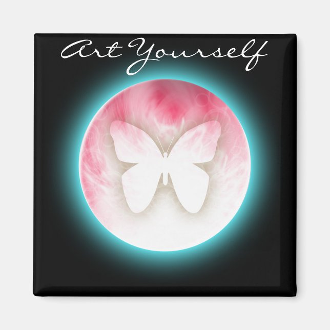 Butterfly Bubbles Magnet (Vorne)