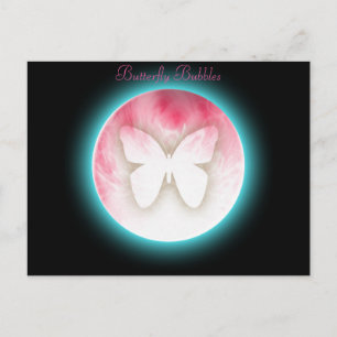 Butterfly Bubbles Postkarte