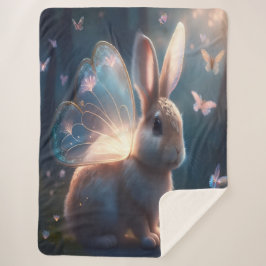 Butterfly Bunny Sherpadecke