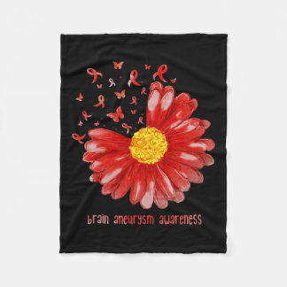 Butterfly Burgundy Ribbon Brain Aneurysm Bewusstse Fleecedecke