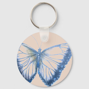 Butterfly Button-Schlüsselanhänger Schlüsselanhänger