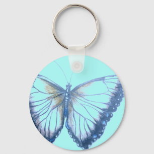 Butterfly Button-Schlüsselanhänger Schlüsselanhänger
