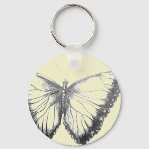 Butterfly Button-Schlüsselanhänger Schlüsselanhänger