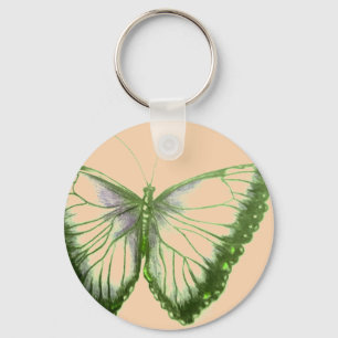 Butterfly Button-Schlüsselanhänger Schlüsselanhänger
