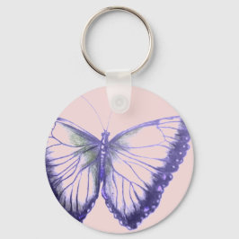 Butterfly Button-Schlüsselanhänger Schlüsselanhänger