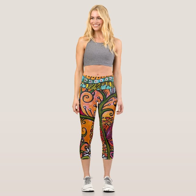 Butterfly Capri Leggings von Laurie (Vorderseite)