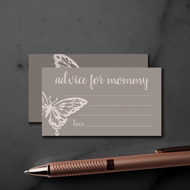 Butterfly Chic Dusche | Blush Taupe Beratung für M Begleitkarte (Von Creator hochgeladen)