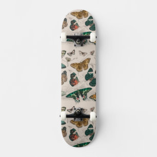 Butterfly Collection Antike Schmetterlinge Skateboard