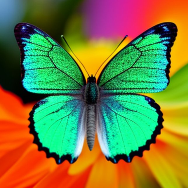 Butterfly Colourful T-Shirt (Von Creator hochgeladen)