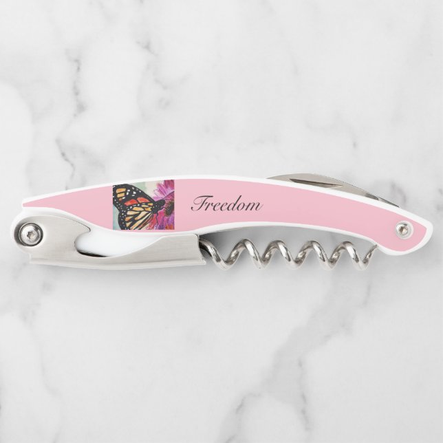 Butterfly Corkschraube Flaschenöffner Kellnermesser (Vorderseite)