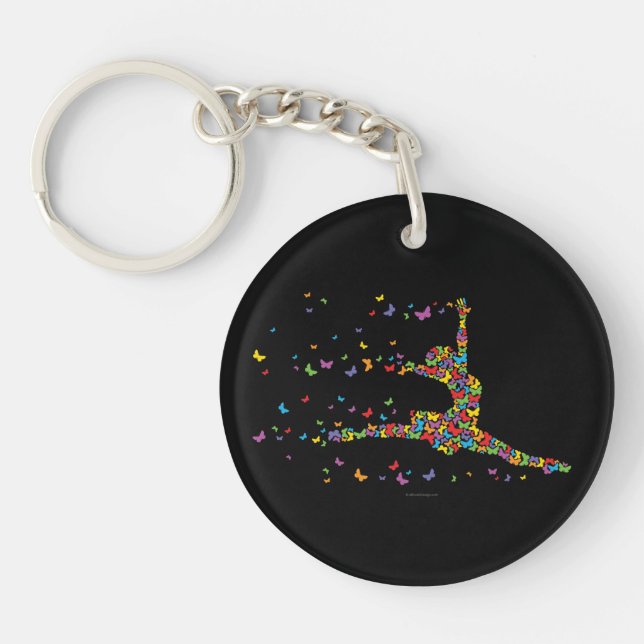 Butterfly Dancer Schlüsselanhänger (Vorderseite)