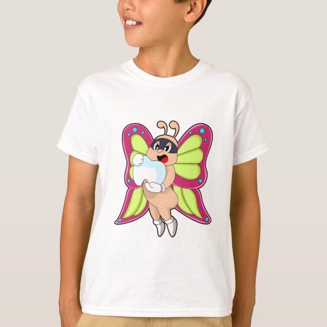 Butterfly Dentist Teeth T-Shirt (Vorderseite)