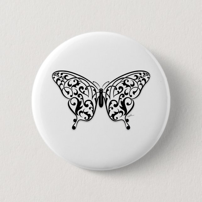 Butterfly_Design Button (Vorderseite)
