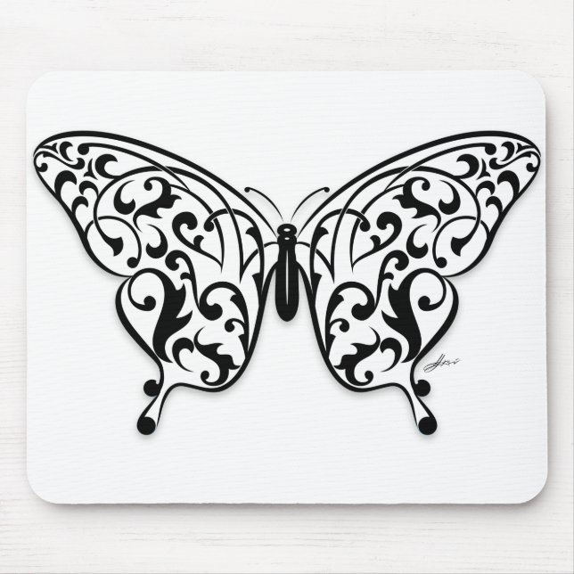 Butterfly_Design Mousepad (Vorne)