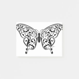 Butterfly_Design Post-it Klebezettel