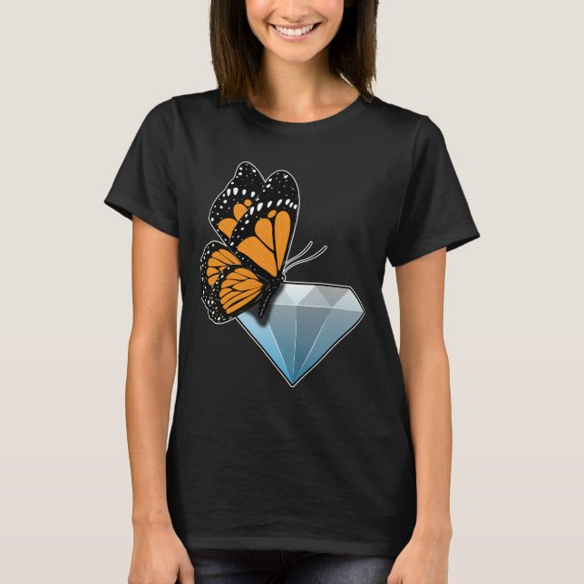 Butterfly Diamond T-Shirt (Vorderseite)