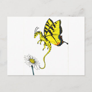 Butterfly Dragon Postkarte