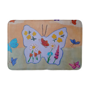 Butterfly Dream Bath Mat Badematte
