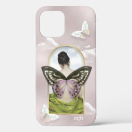 Butterfly Dream Fantasy Collage mit Monogram Case