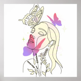 Butterfly Dream - Künstlerisches Wall Poster