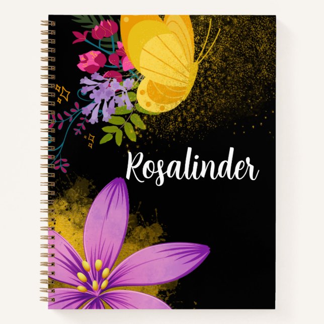 Butterfly Dreams Journal Notizbuch (Vorderseite)