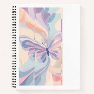 Butterfly Dreams Notebook – Soft Pastel Cover, Lin Notizbuch