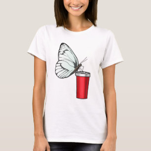 Butterfly Drink Tasse T-Shirt