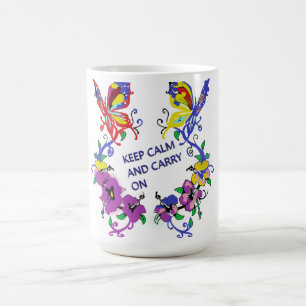 BUTTERFLY DRUCKT KAFFEETASSE