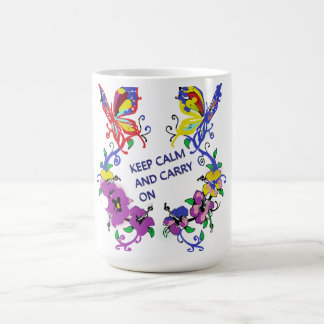 BUTTERFLY DRUCKT KAFFEETASSE