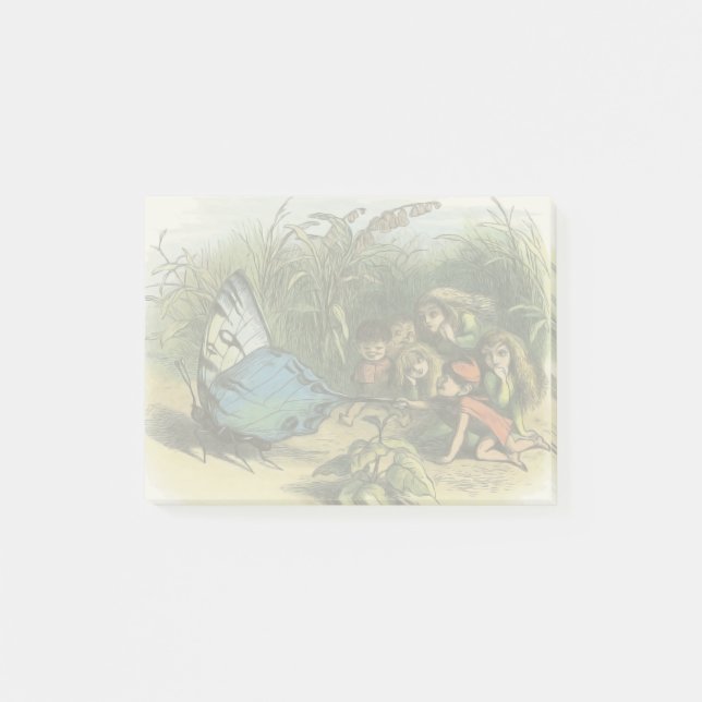 Butterfly Elf Artwork Niedlich Elves Schmetterling Post-it Klebezettel (Vorderseite)