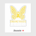 Butterfly-Endometriose-Aufklärung Monat Aufkleber<br><div class="desc">Endometriose-Bewusstsein Monat Enddatum Unterstützungsband</div>
