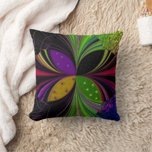 "Butterfly Euphoria" Polyester Throw Kissen