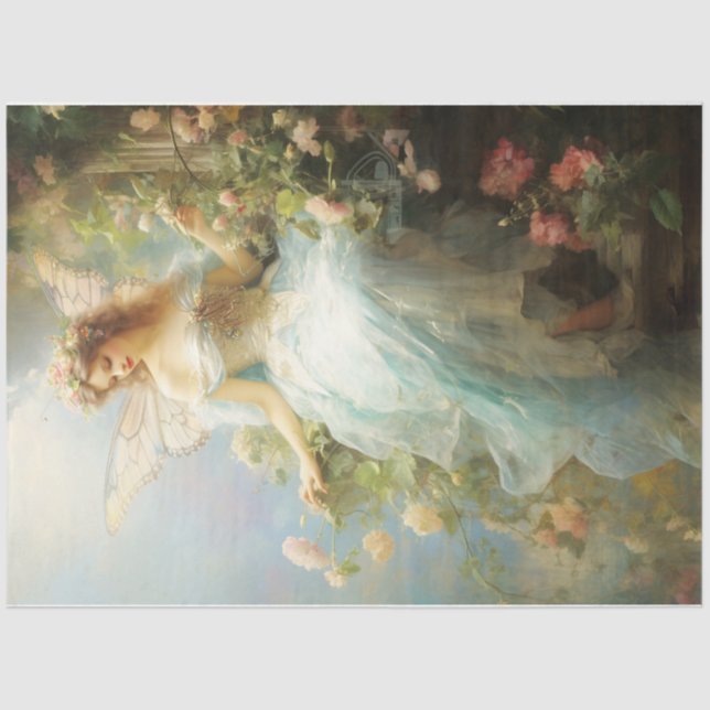 Butterfly Fairy Maiden Seidenpapier (Vorderseite)