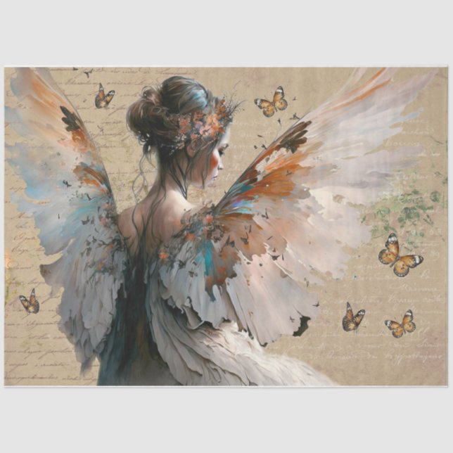Butterfly Fairy Tissue Paper Seidenpapier (Vorderseite)