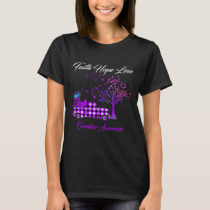 Butterfly Faith Hope Liebe Überdosierung Bewusstse T-Shirt